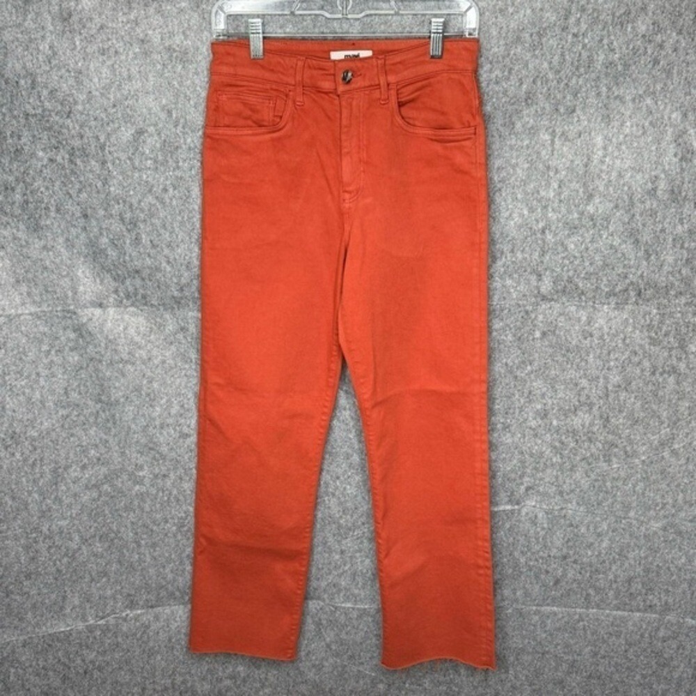 Mavi Barcelona High Rise Wide Leg Jeans in Orange Flex Blue- Sz‎ 25 (guess)